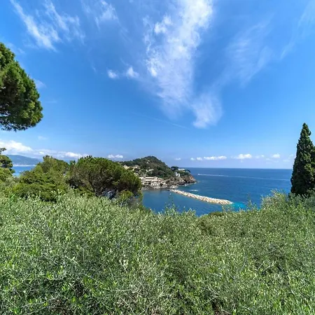 With A Swimming Pool Overlooking The Sea